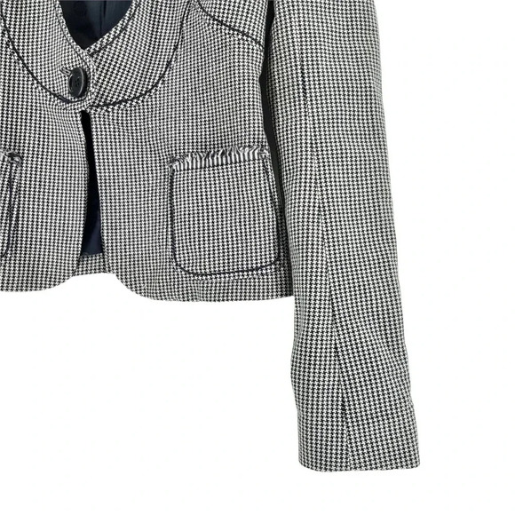 Easton Neston Studio Leon Max Limited Edition Houndstooth Blazer Size 0 - Picture 2 of 7